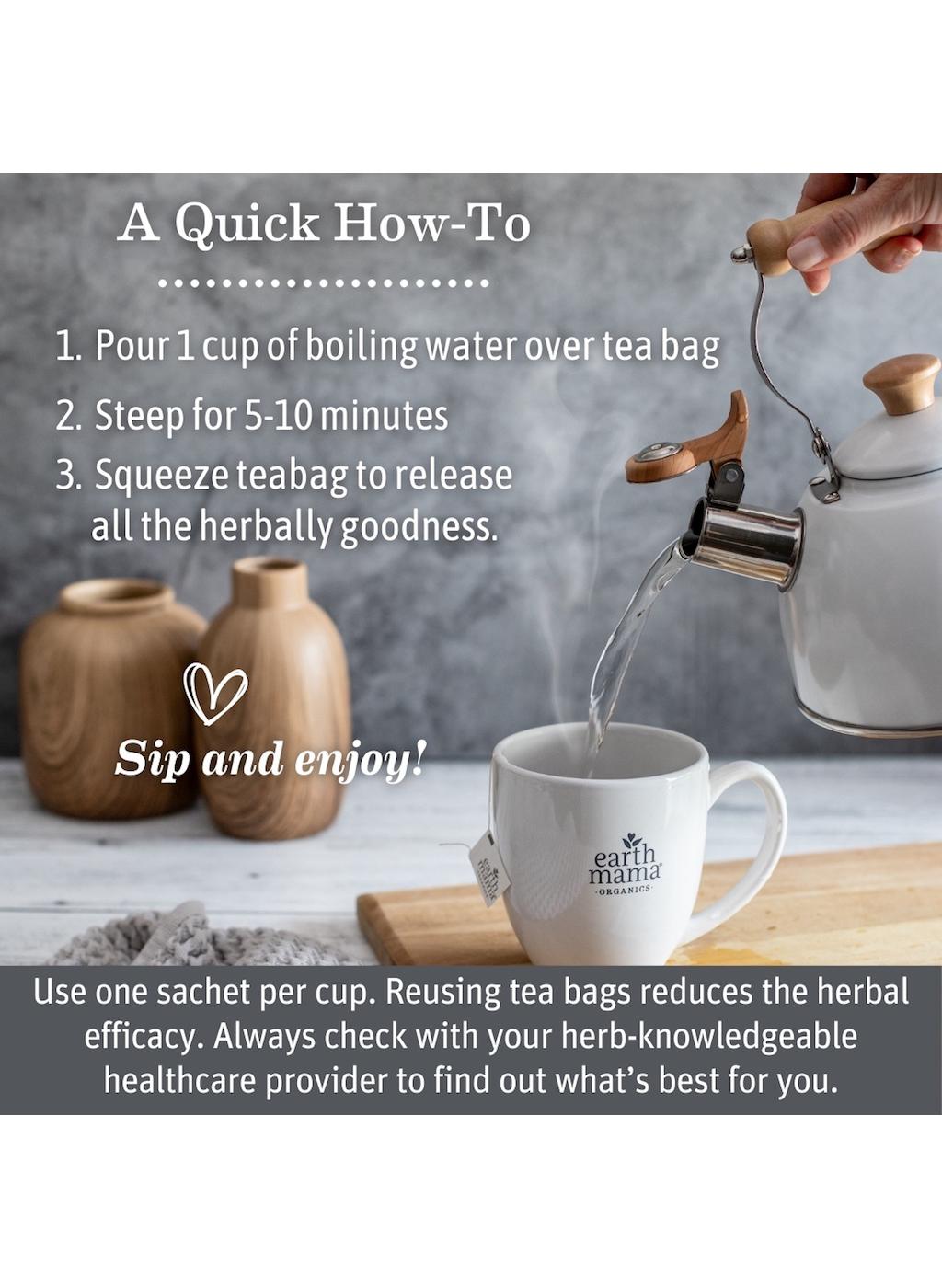 Earth Mama Organic Ginger Nausea Tea; image 7 of 10