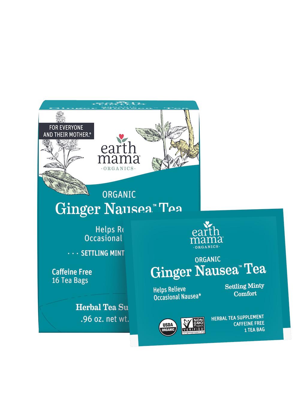 Earth Mama Organic Ginger Nausea Tea; image 10 of 10