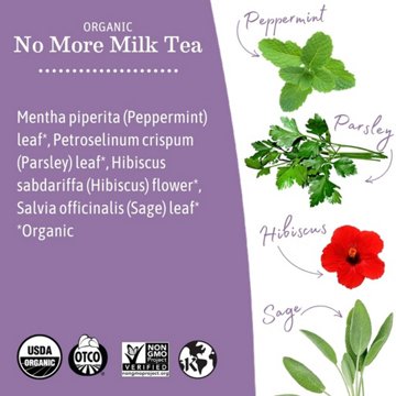 Earth Mama Organic No More Milk Tea, 16 ct