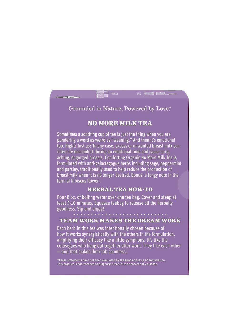 Earth Mama Organic No More Milk Tea; image 9 of 10