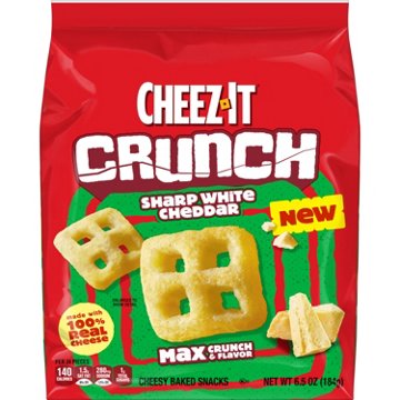 Cheez-It Crunch Sharp White Cheddar Crackers