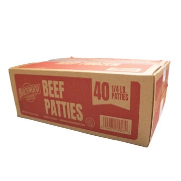 Birchwood Foods Beef Patties, 10 lb