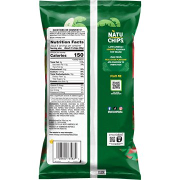 NatuChips Plantain Chips - Chile & Lime