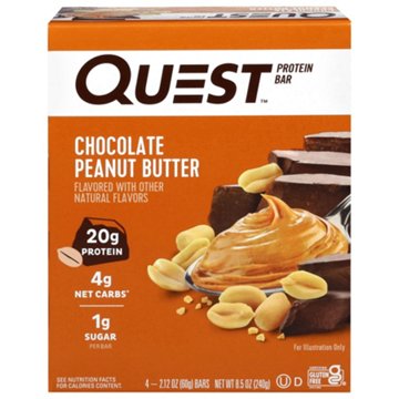 Quest Chocolate Peanut Butter Protein Bar - 20g Protein