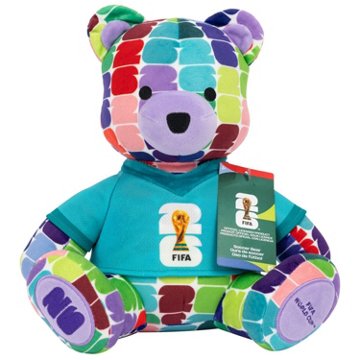 FIFA World Cup 26 Plush Soccer Teddy Bear, 10"