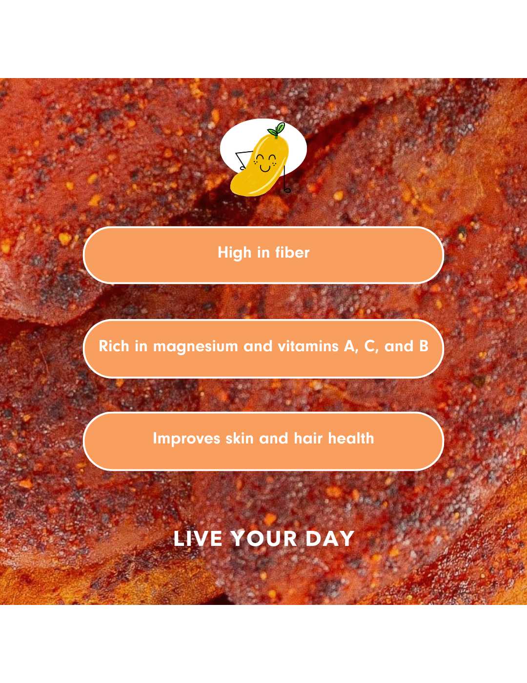 Baitz Spicy Sweetened Dried Mango Slices; image 2 of 8