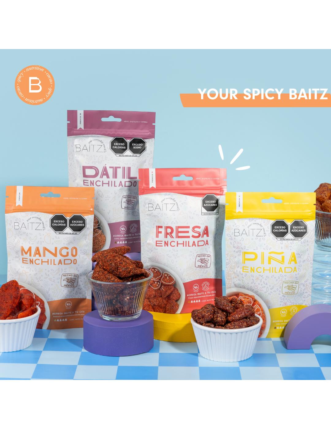 Baitz Spicy Sweetened Dried Mango Slices; image 5 of 8