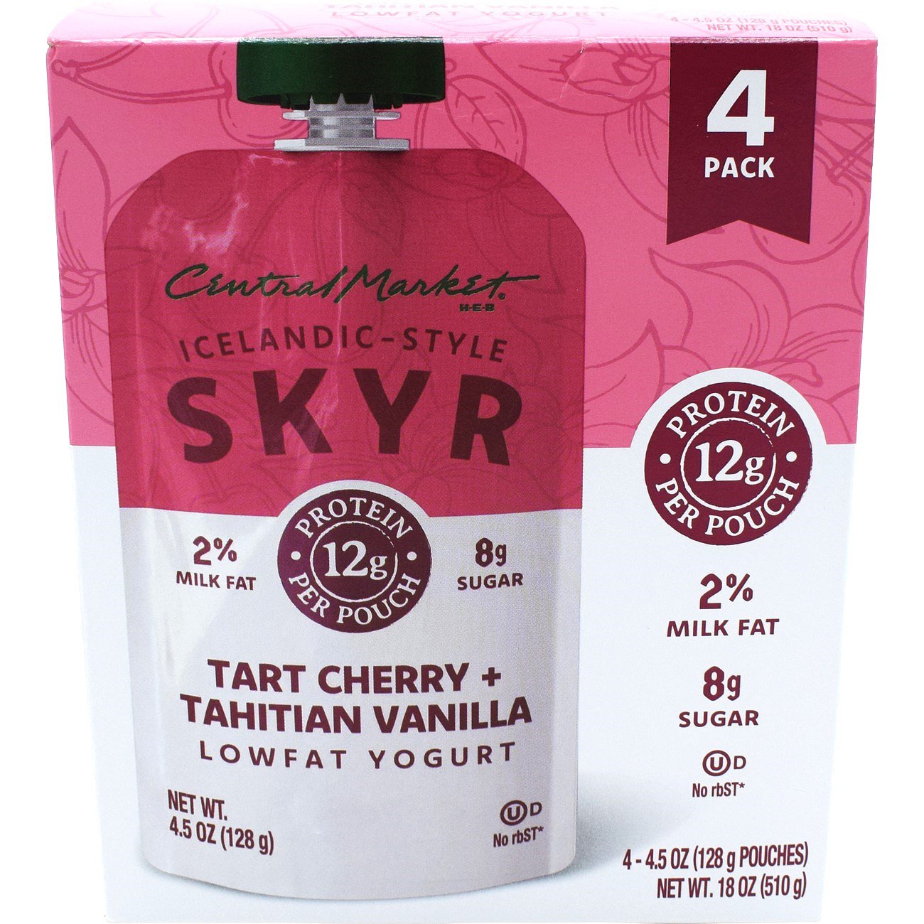 TART CHERRY + TAHITIAN VANILLA LOWFAT YOGURT