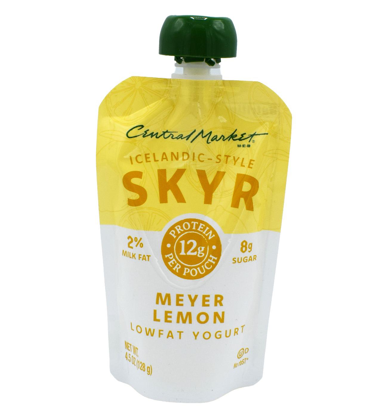 Central Market 12g Protein Skyr Lowfat Yogurt Pouch - Meyer Lemon; image 2 of 4
