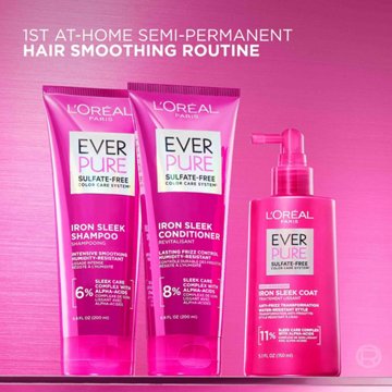 L'Oréal Paris Ever Pure Sulfate Free Color Care Iron Sleek Shampoo