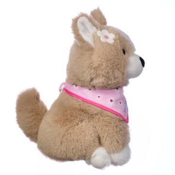 American Greetings Mother's Day Plush Dog with Bandana, 8.25" x 5.375"