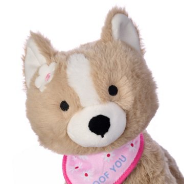 American Greetings Mother's Day Plush Dog with Bandana, 8.25" x 5.375"