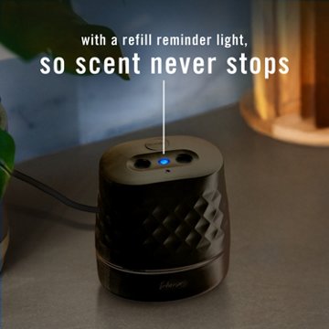 Febreze Plug Scent Booster Oil Warmer - Sleek Black