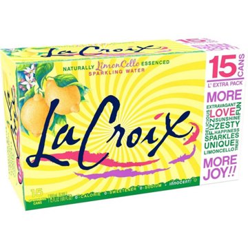 LaCroix Limoncello Sparkling Water 15 pk Cans