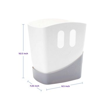 Ubbi Bath Toy Drying Bin Gray