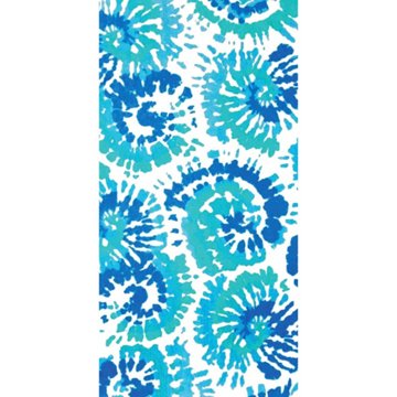 Destination Holiday Quick Dry Summer Beach Towel - Teal Tie Dye