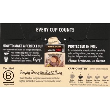 Bigelow Vanilla Chai Black Tea Bags