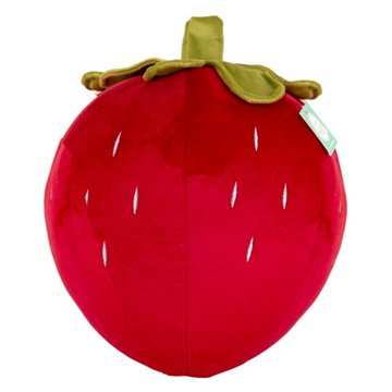 Destination Holiday Strawberry Figural Pillow, 12'' x 9.25''