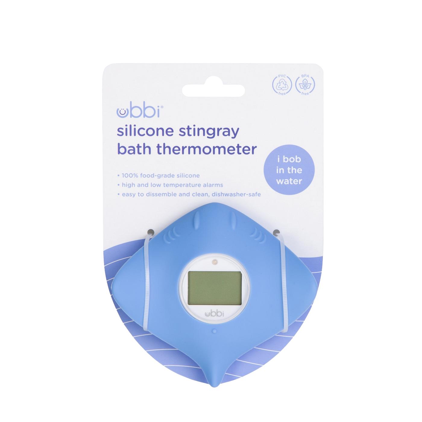 Ubbi Silicone Stingray Bath Thermometer; image 1 of 6