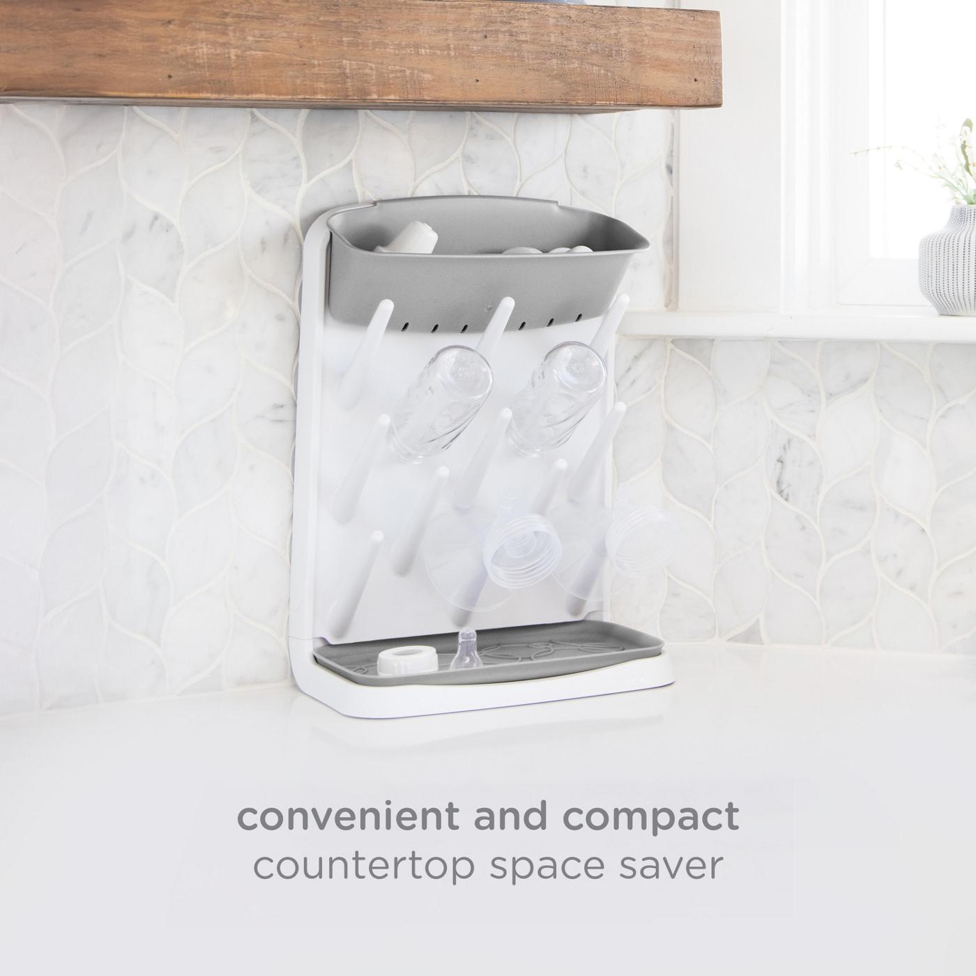 Ubbi Vertical Baby Bottle Drying Rack - Gray; image 4 of 7