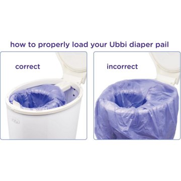 Ubbi Diaper Pail Bags, 75 ct