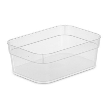 Sterilite Medium Storage Tray - Clear, 7" x 4.88'' x 2.5''