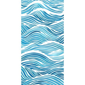 Destination Holiday Quick Dry Summer Beach Towel - Teal Waves