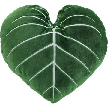 Destination Holiday Monstera Figural Pillow, 19'' x 17''