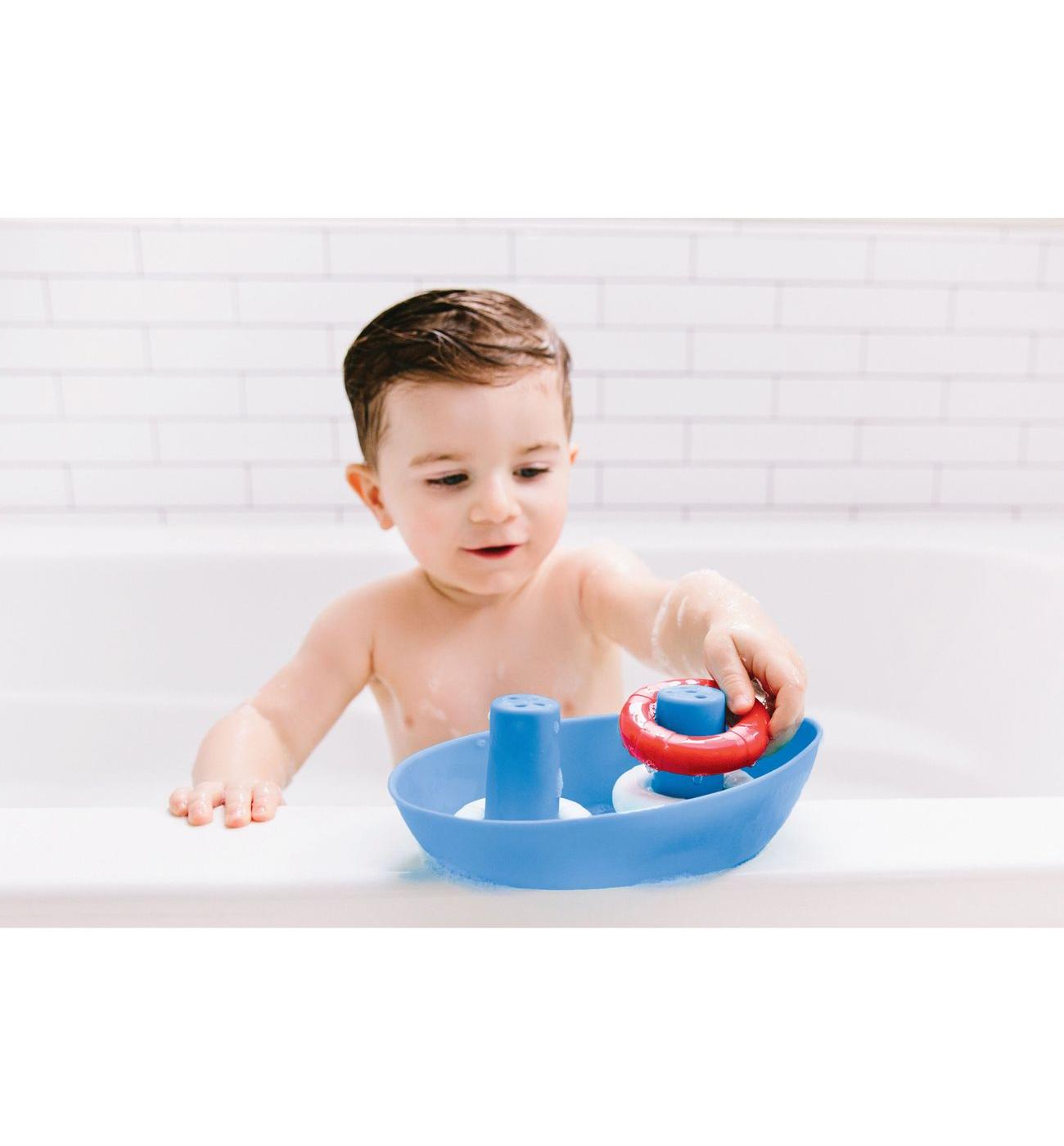 Ubbi Boat & Buoys Bath Toy; image 3 of 5