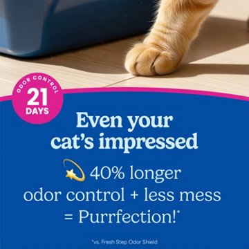 Fresh Step Clean Paws Multi-Cat Clumping Cat Litter - Febreze Scent, 38 lb