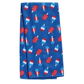 Destination Holiday Patriotic Popsicles Towel, 16'' x 26''