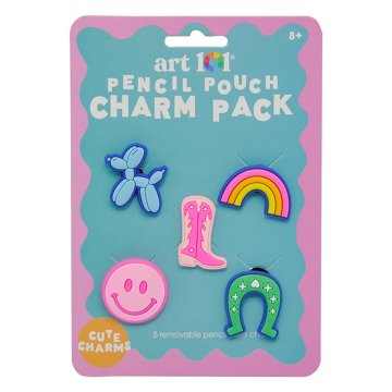 Art 101 Cute Pencil Pouch Charm Pack, 4'' x 5.75''