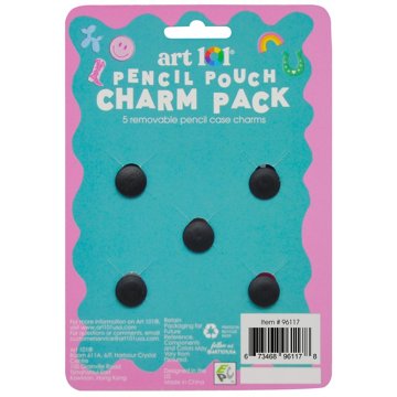 Art 101 Cute Pencil Pouch Charm Pack, 4'' x 5.75''