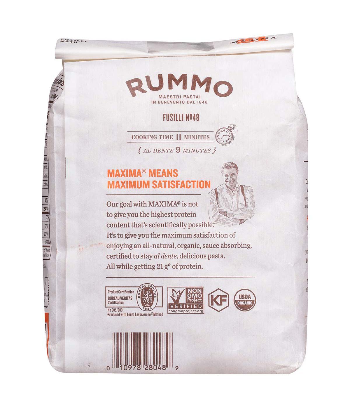 Rummo Maxima 21g Protein Fusilli Pasta No. 48 - Shop Pasta at H-E-B