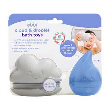 Ubbi Cloud & Droplet Bath Toys