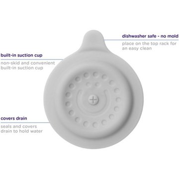 Ubbi Drain Stopper - Gray