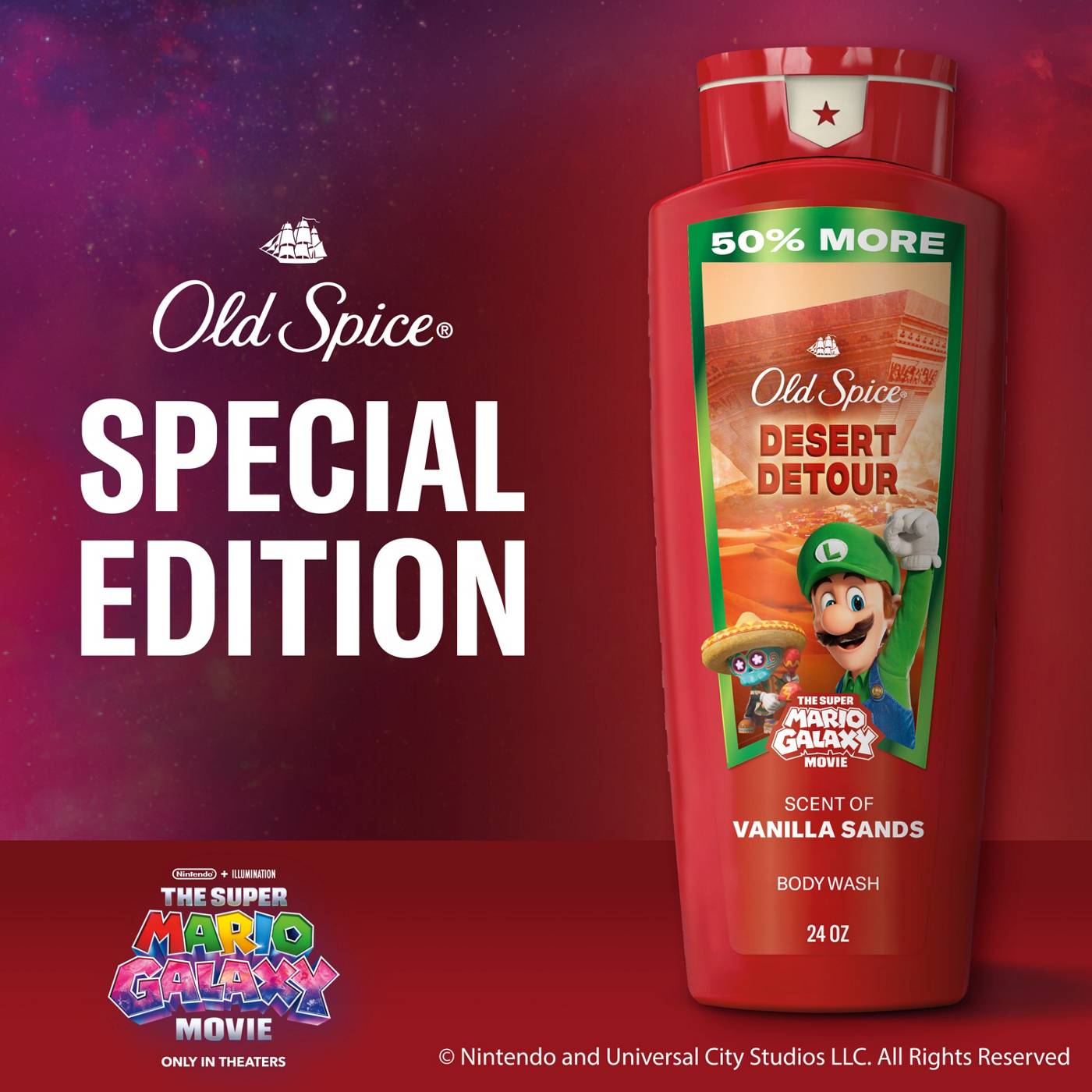 Old Spice Limited Edition Super Mario Galaxy Face & Body Wash - Desert Detour; image 2 of 9