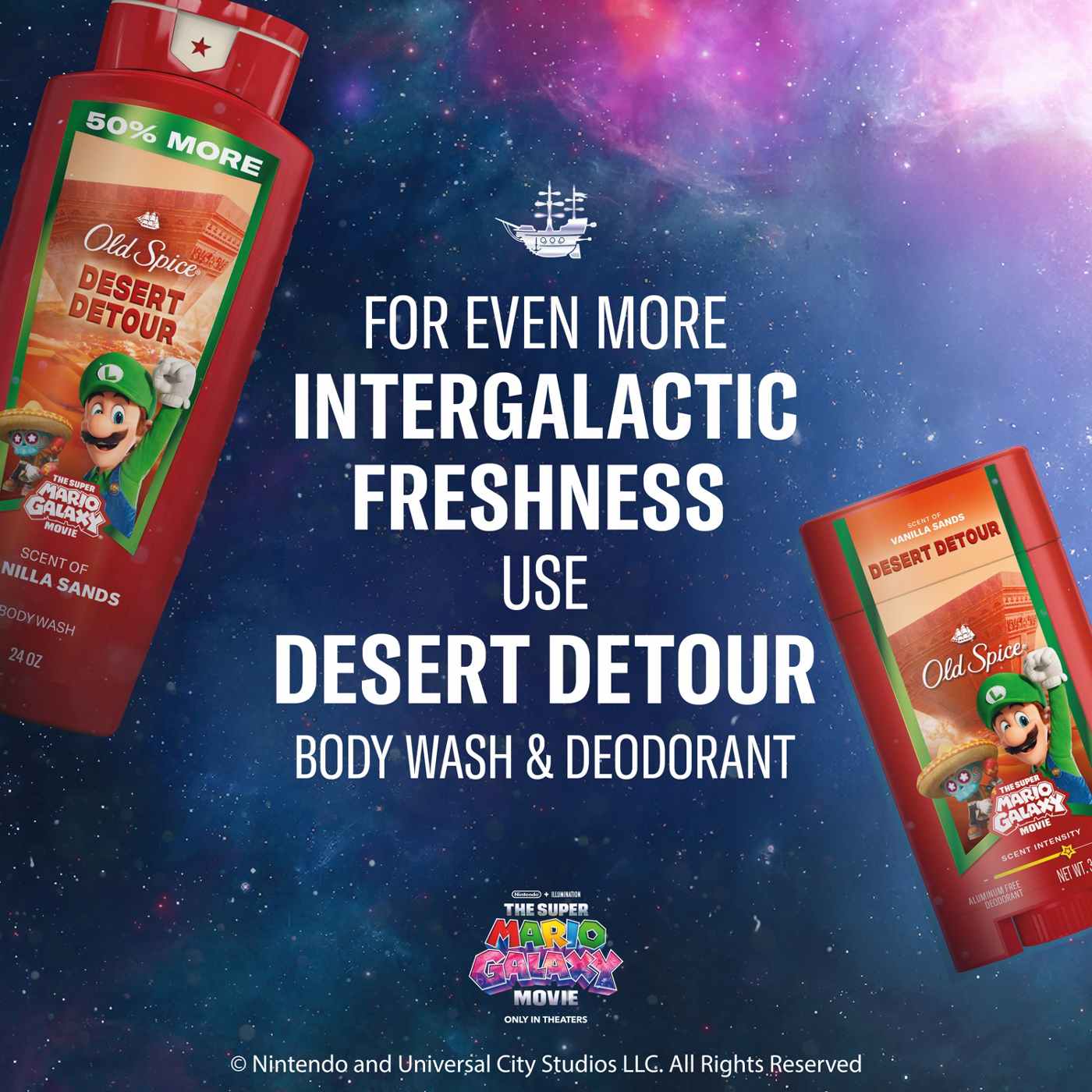 Old Spice Limited Edition Super Mario Galaxy Face & Body Wash - Desert Detour; image 4 of 9