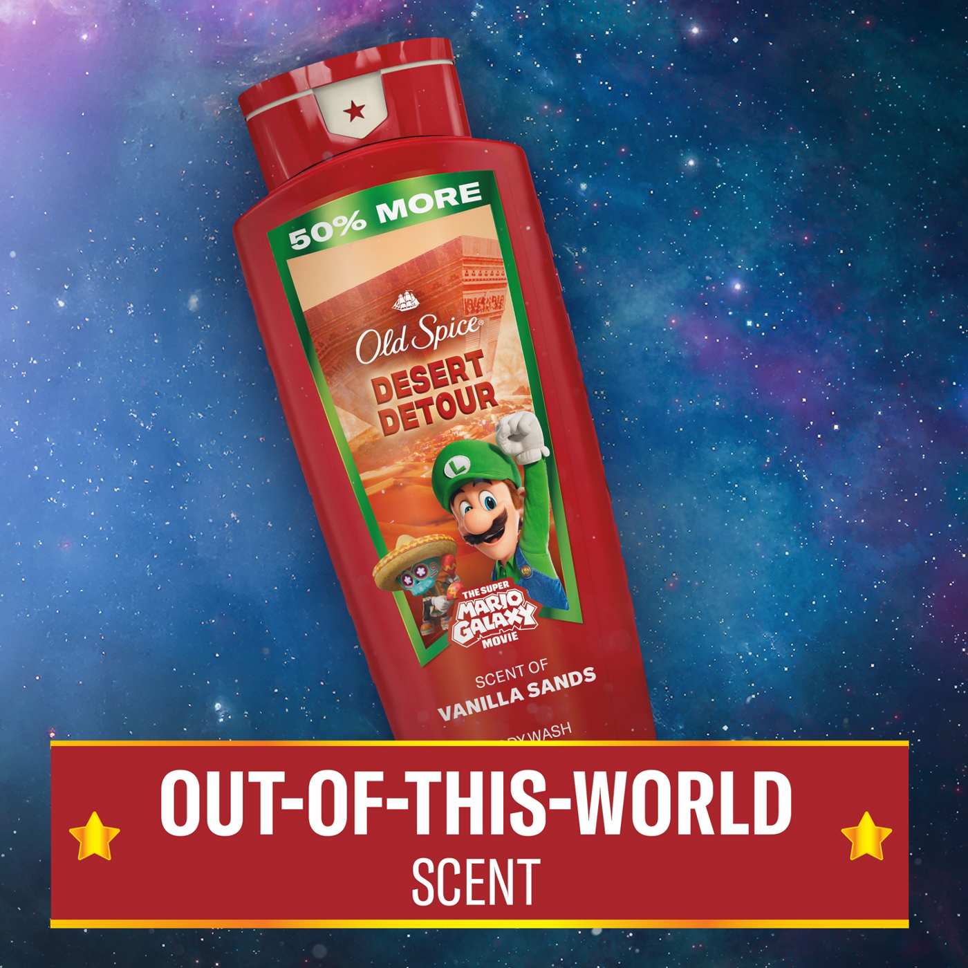 Old Spice Limited Edition Super Mario Galaxy Face & Body Wash - Desert Detour; image 5 of 9