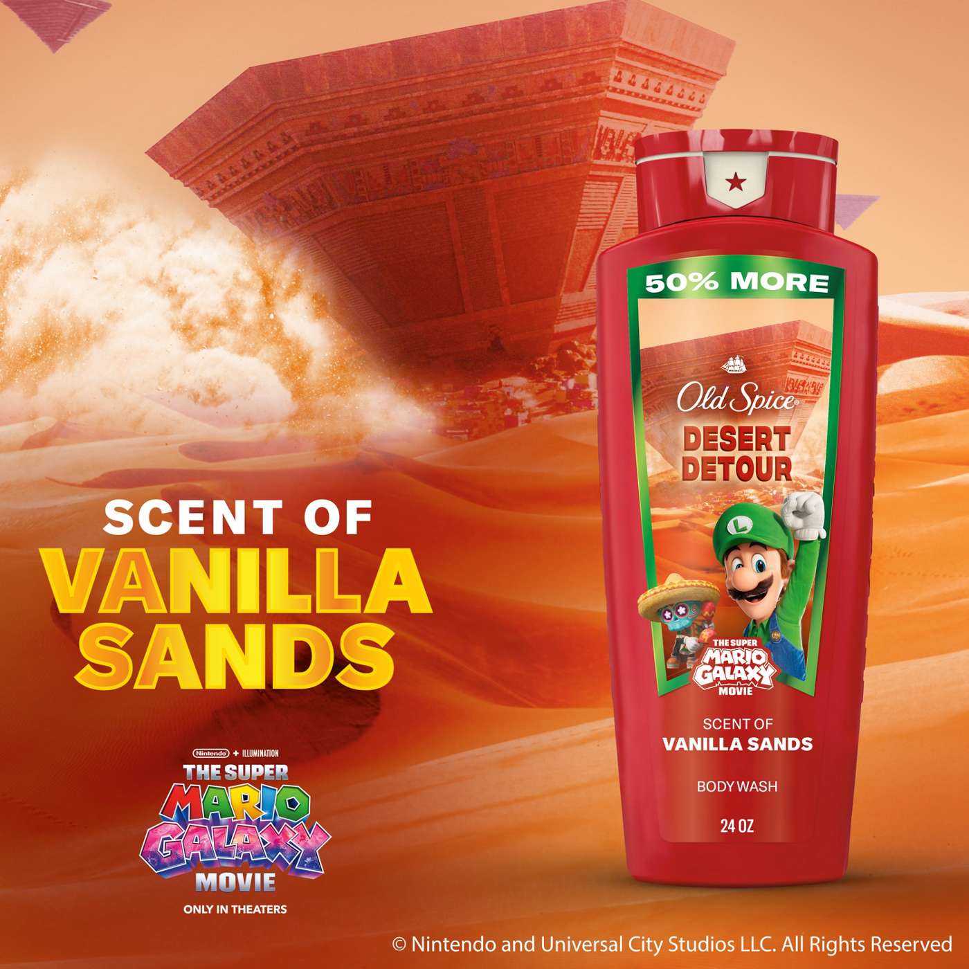 Old Spice Limited Edition Super Mario Galaxy Face & Body Wash - Desert Detour; image 7 of 9
