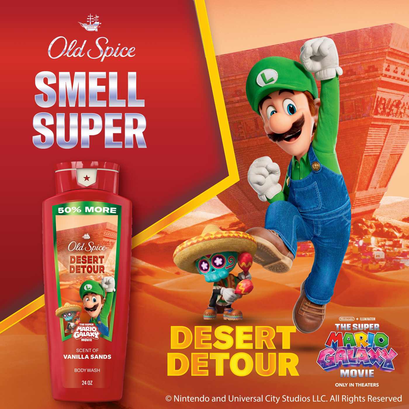 Old Spice Limited Edition Super Mario Galaxy Face & Body Wash - Desert Detour; image 8 of 9