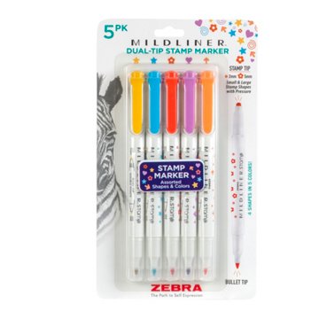 Zebra Mildliner Dual-Tip Stamp Marker
