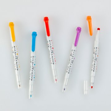 Zebra Mildliner Dual-Tip Stamp Marker
