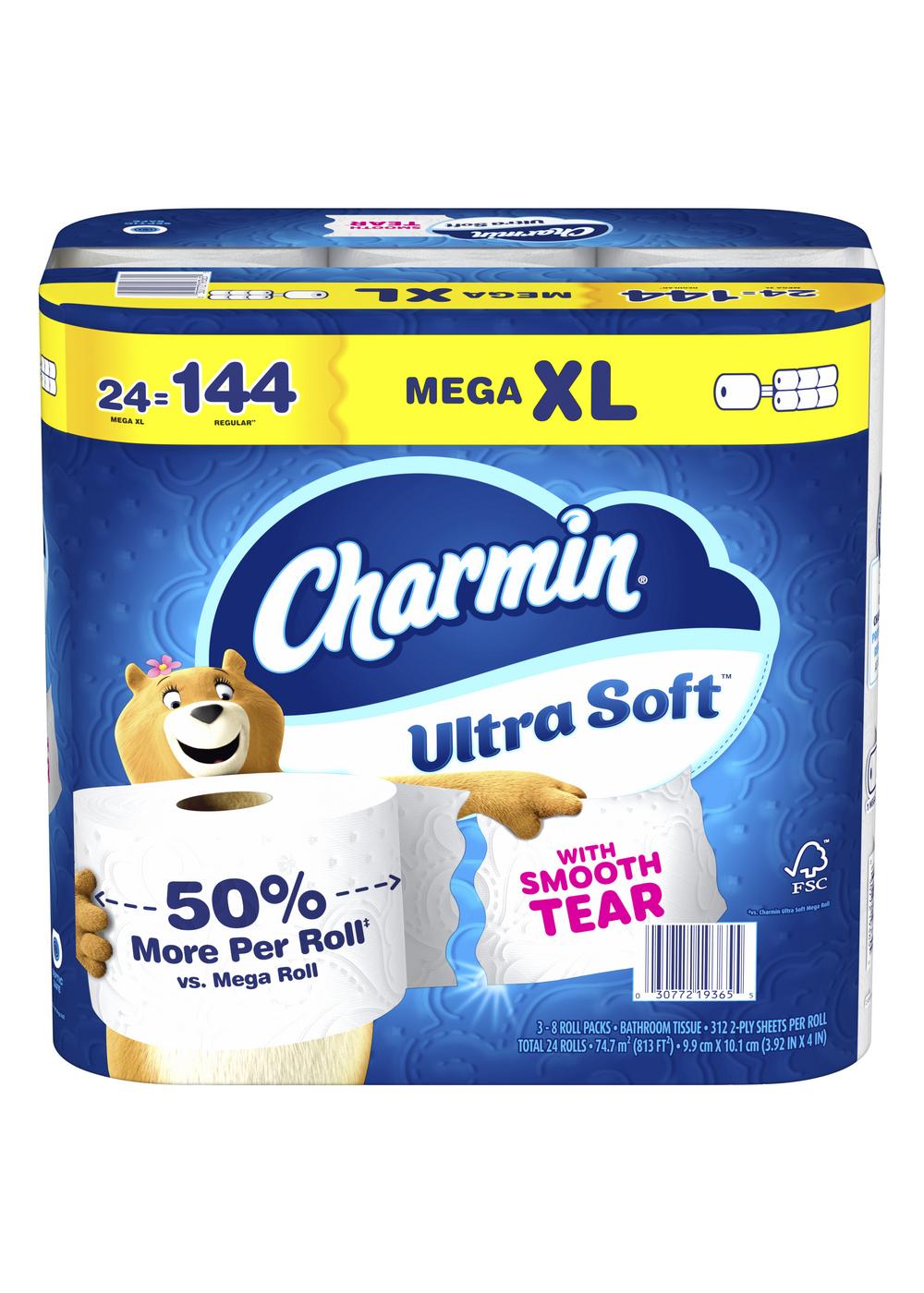 Charmin Ultra Soft XL Toilet Paper; image 1 of 10