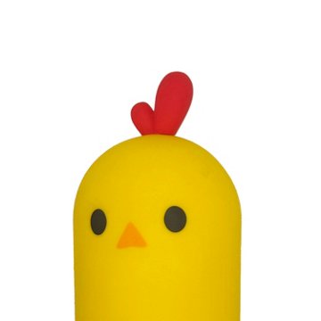 Momenta Little Yellow Bicycle Silicone Pencil Case - Chicken