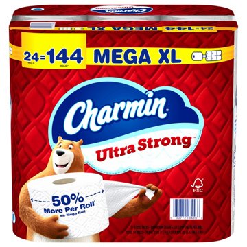 Charmin Ultra Strong Toilet Paper, 330 Sheets Per Roll