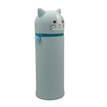 Momenta Little Yellow Bicycle Silicon Pencil Case - Cat