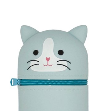 Momenta Little Yellow Bicycle Silicon Pencil Case - Cat