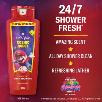 Old Spice Limited Edition Super Mario Galaxy  Face & Body Wash - Cosmic Quest