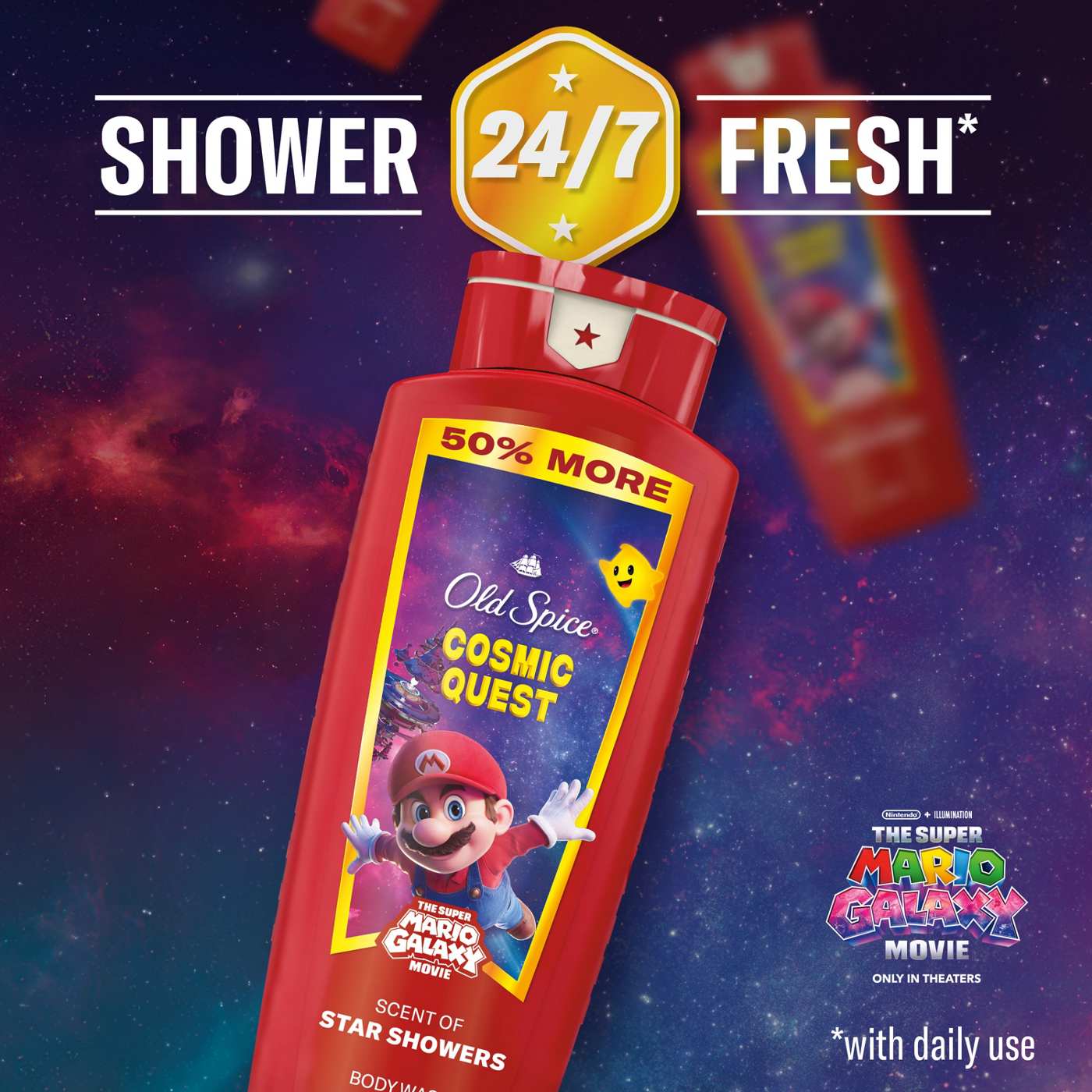 Old Spice Limited Edition Super Mario Galaxy  Face & Body Wash - Cosmic Quest; image 2 of 5